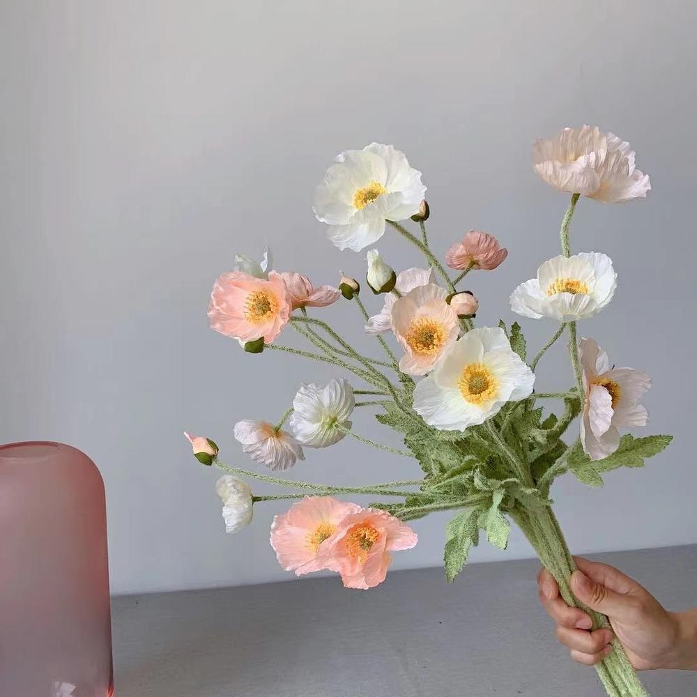 Sztuczne kwiaty z jedwabiu mak – Florist Supply Bulk recenzja i cena